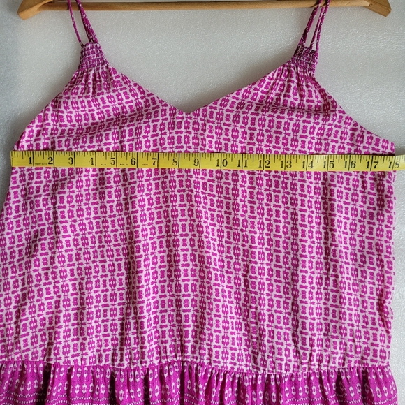 GAP  Patterned Camisole with Peplum Hem Size 8 Lilac Purple - Picture 10 of 10